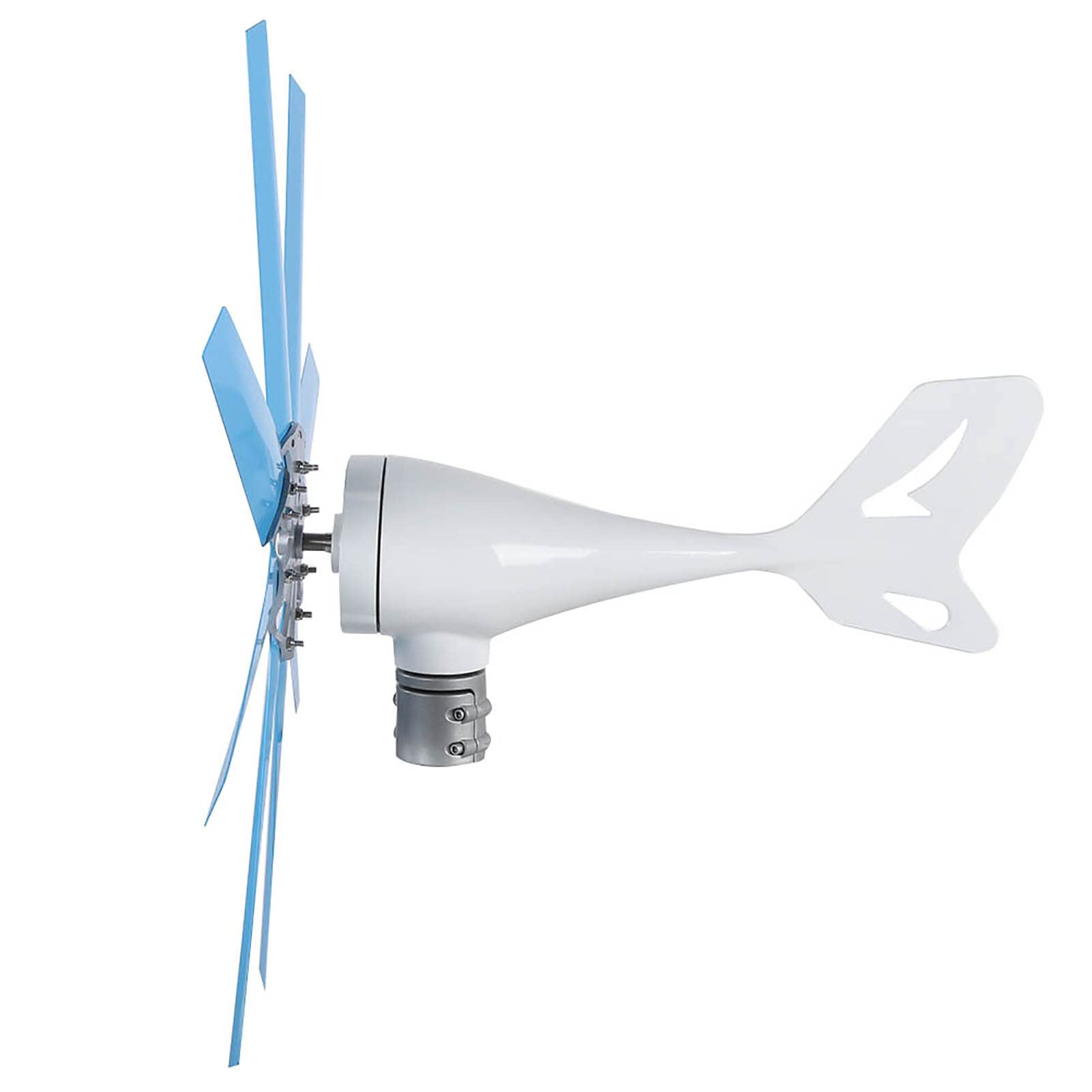 Fafeicy Kit de Generador de Turbina Eólica, Aluminio de 100W con Controlador, Perfecto para el Hogar, Granja, Vehículos Recreativos, Barcos (DC24V)