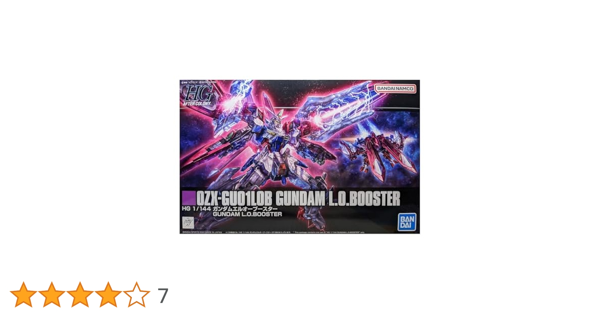 BANDAI - 1/144 プラモデル HG OZX-GU01LOB ガンダムエルオーブースター Amazon | Bandai Spirits 1/144 プラモデル HG OZX-GU01LOB