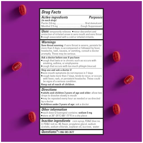 luden39s soothing throat drops dual relief wild cherry 25 ct pack of 12