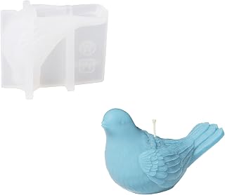 BOOWAN NICOLE Dove Birdy Candle Silicone Molds for Candle Making, Silicone Candle Mould for Handmade Home Decoration