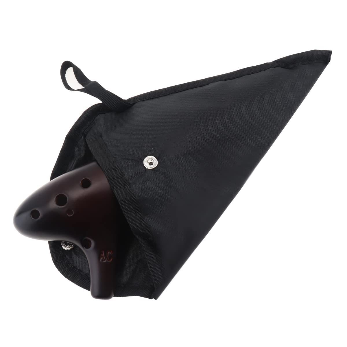 Alto ToneC Ocarina - Flauto in ceramica, 12 fori, per strumenti musicali professionali affumicati