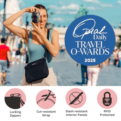 Image of Baggallini Securtex Anti-Theft Memento Crossbody