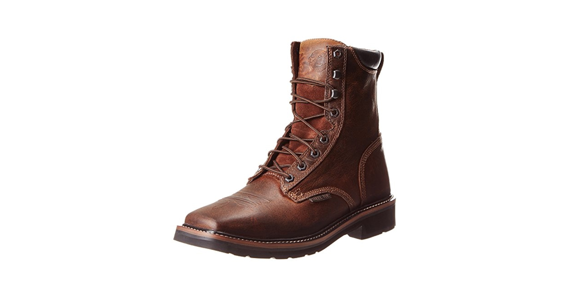 Amazon.com | Justin Original Work Men's Stampede, Rugged Tan