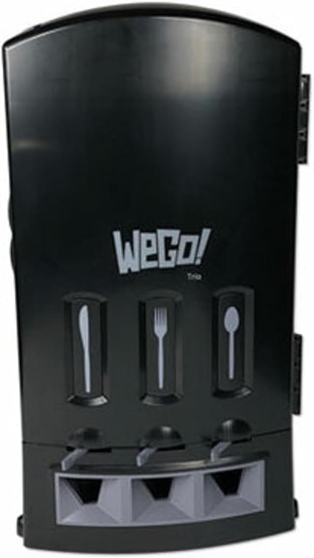 WeGo Dispenser, Forks/Knives/Spoons, 13.39 x 15.75 x 23.62, Black