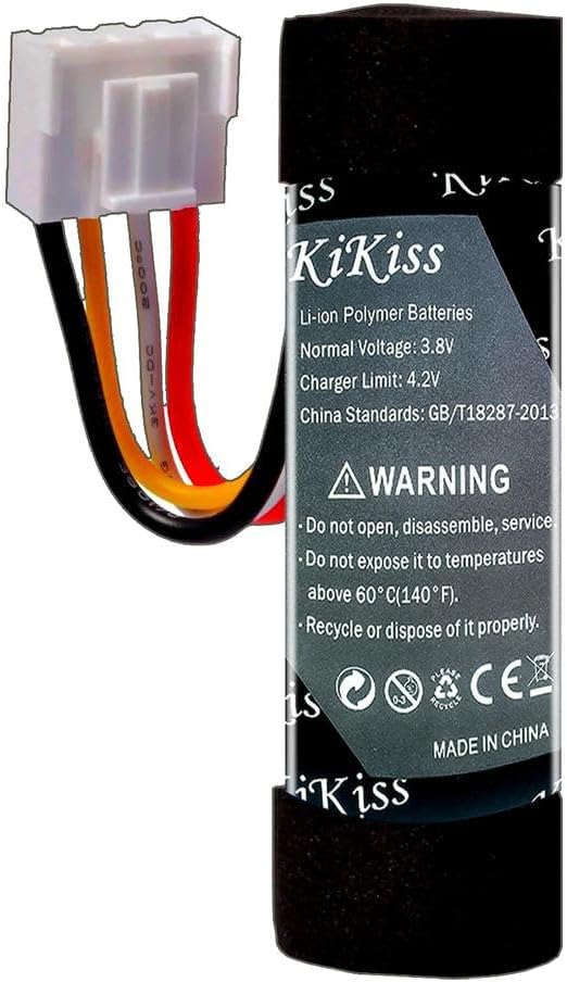 3700mAh High-Capacity Battery Compatible For JBL FLIP ESSENTIAL 2,ICA085NA,Li-ion Polymer 0-Cycle Replacement Bluetooth Speaker Battery