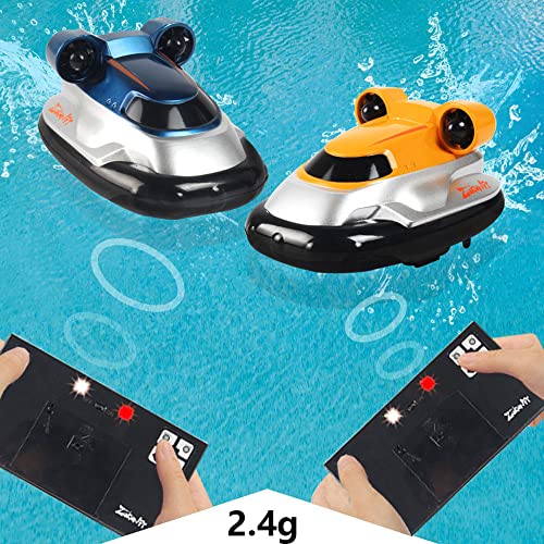 YZBQEJ Kleines ferngesteuertes Luftkissenboot für Kinder, 9 cm, volle Richtung, RC-Luftkissenboot, niedrige induktive Aufforderung, RC-Luftschiff, RC-Boote, Jungen und Mädchen – Bild 3
