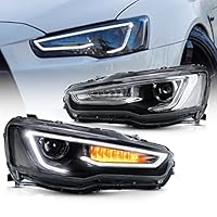 Amazon | VLAND 三菱 ランエボX ヘッドライト ランサー