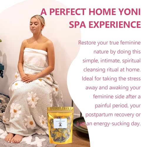 Image of Aromlife Natural Yoni Steam Herbs for Women Ccleansing, Yoni Vaginal Steam Kit for Female Ccleansing and Tightening, 3.5 OZ V Steam at Home Pack of 2