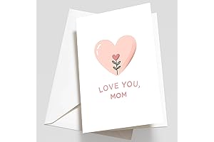 Elegant Mothers Day Card with Blank Inside