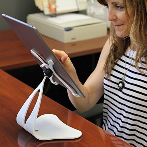 Miniatura 4 de Thought Out Stabile Pro - Soporte giratorio para iPad, color blanco, fabricado en Estados Unidos, compatible con Apple iPad