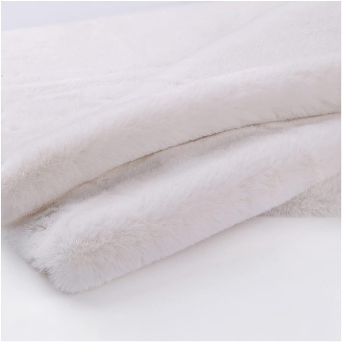 LNNW Tissu Tissu en fausse fourrure 180x50cm, tissu doux à poils courts for Costumes, tapis, coussin artisanal DIY pour habillement,couture
