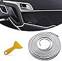Car Interior Moulding Trim, Universal 16.4ft/5m Car Interior Moulding Trim Car Decorative Filler Insert Strips with Installation Tool