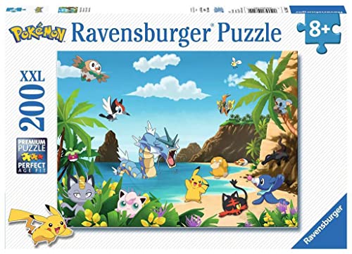 Ravensburger - Pokémon, Puzzle Educativo Per Bambini 8+ Anni, 200 Pezzi XXL