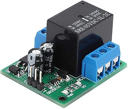 DR25E01 DPDT Relay Module Double Pole Double Throw Self Locking Bistable Relay Module Board (DC 6-24V) for LED Motor Smart Home Control