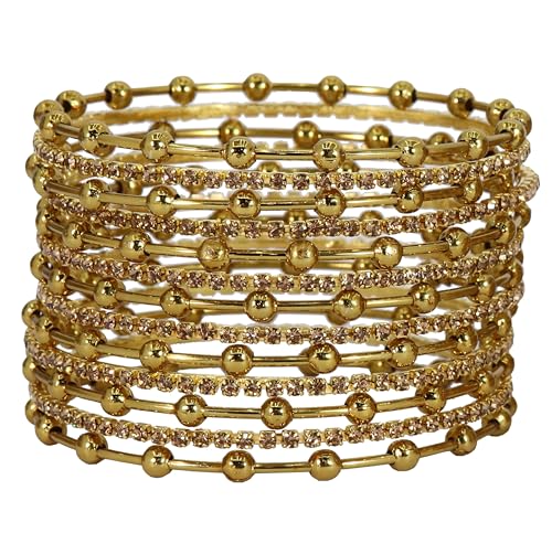 Image of NMII Stylish Glossy Bangle & Bracelet Set for Women & Girls