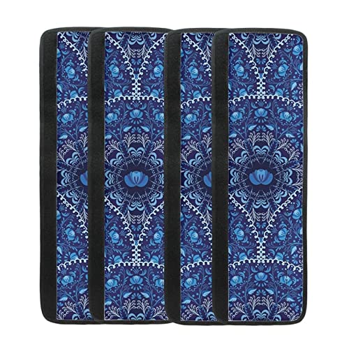 Multicolor Butterfly Refrigerator Door Handle Covers, Set of 4 Washable Cloth Decor Keep Appliance Clean for Fridge Microwave Stove Dishwasher Bathroom Catch All Stains Dust Dirty Fingerprint
