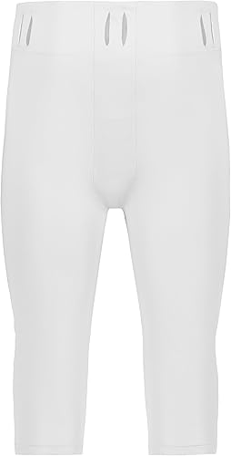 Miniatura 2 de Alleson Athletic Pantalón para hombre - Equipo esencial de fútbol para práctica, bolsillos de malla para muslos y rodilleras
