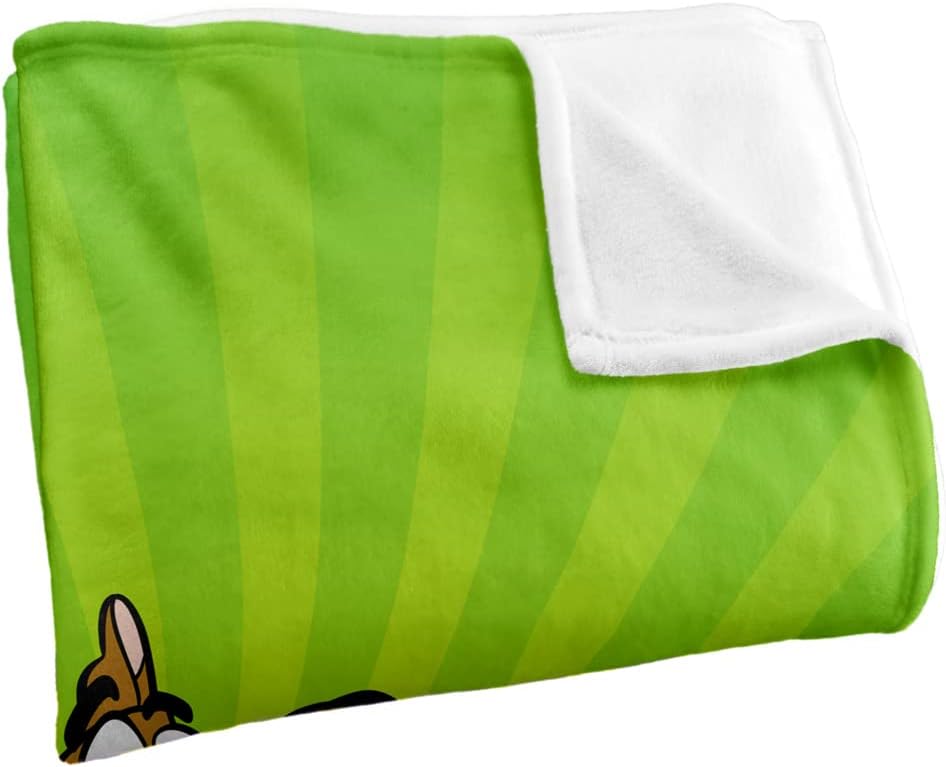 Scooby Doo Green Burst Silky Touch Super Soft Throw Blanket 36" x 58",Burst