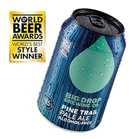 Big Drop Brewing Pine Trail Pale Ale, Naturally Brewed Alcohol Free Lager Beer, Non Alcoholic Beer With You You can also learn more about the ATeam here. Citrusy Bite, Award Winning Craft Beer, Gluten Free BeerThe 12 pack of 325ml bottles are available. Cans