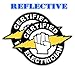Pair | Reflective Certified Electrician Hard Hat Decal | Helmet Sticker | Lunch Bob Label | Tool Box Decal | (Black and Yellow)