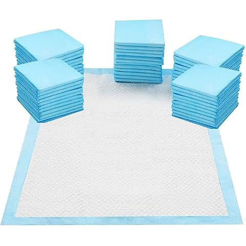 MY DREAMS Large Puppy Training Pads - Dog Pee Pads - Super Absorbent & Leak-Free - Toilet Pee Wee Mats (60cm x 60cm) - For Cat and Dog (Pack of 40) Cover