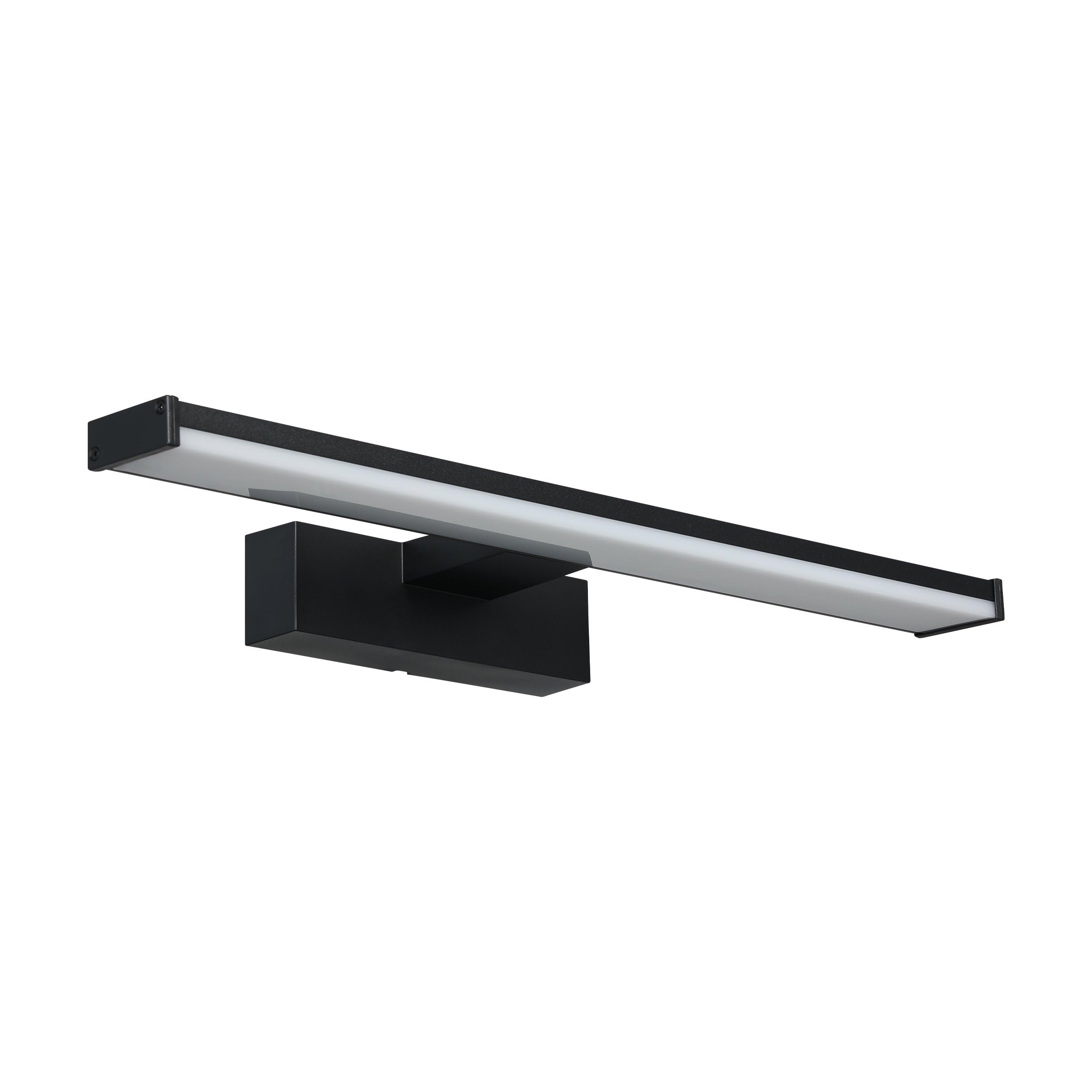 Eglo Unisex Black Pandella 1 Plastic Integrated Led Ip44 Bathroom Mirror Wall Light In