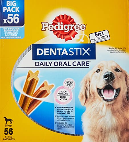 Pedigree DentaStix, Cani Snack per Cani di Grossa Taglia, Diverse varietà