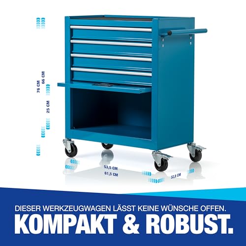 Carrello portautensili attrezzi inclusi; con 4