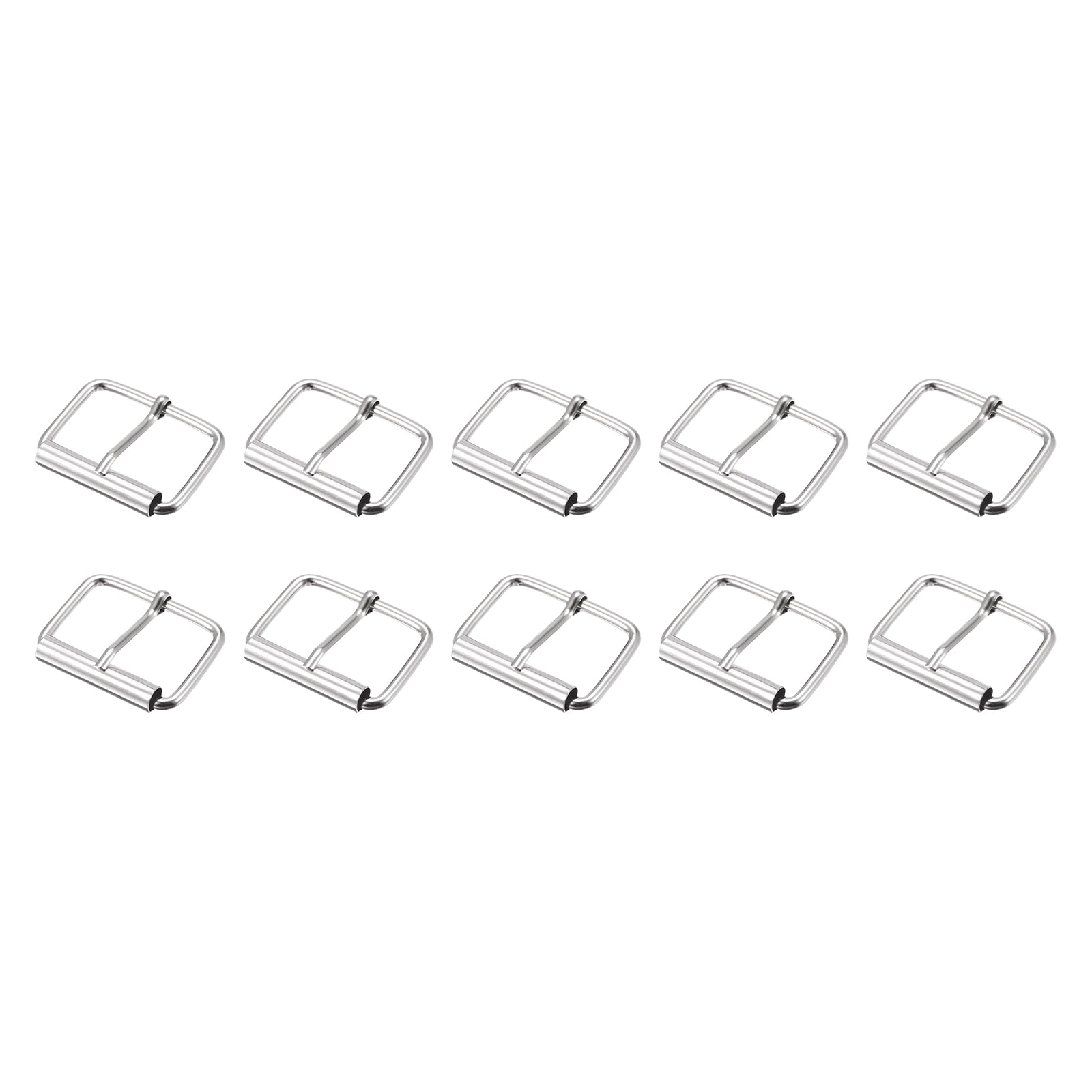 METALLIXITY Metal Roller Buckles (30mm/1.18inch) 10Pcs, Metal Belt Buckle Single Prong Belt Buckle