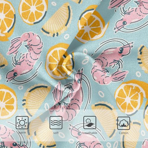 Girls' Underwear Shrimp Lemon Cotton Stretch Comfort Toddler Panties3