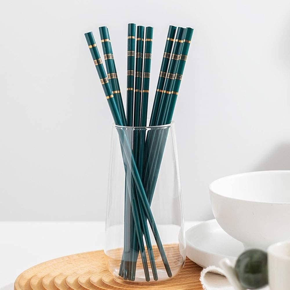 baguette coréenne baguette japonaise Ensemble de baguettes asiatiques en céramique de luxe nordique réutilisables faciles à nettoyer antidérapantes