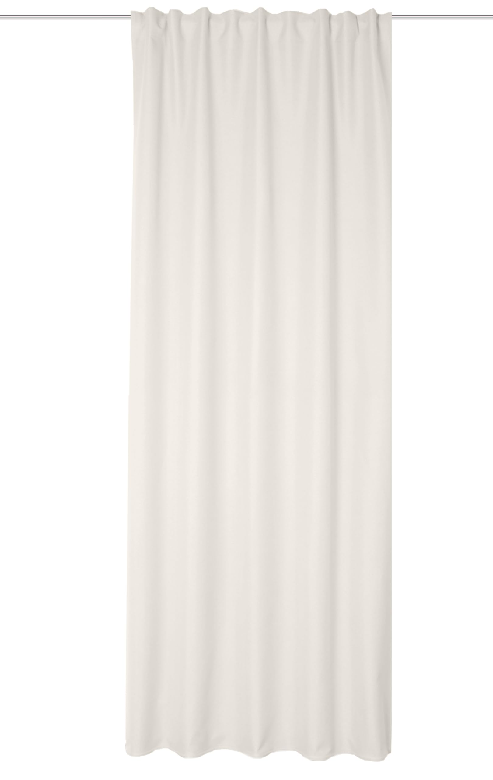 Structure décorative Duncan rideau blanc laine haut de gamme 100% occultant