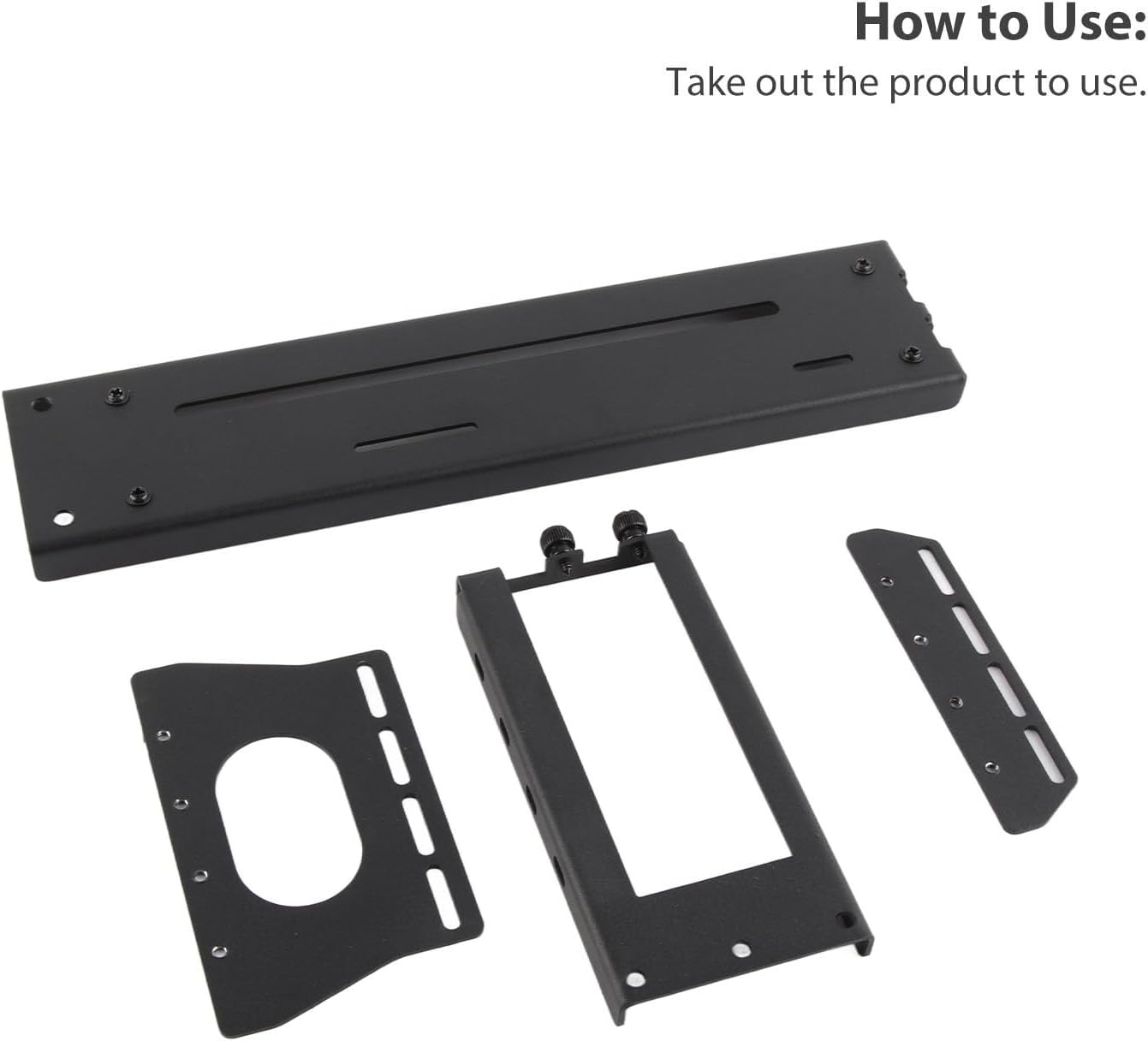 Generic GPU Support Bracket, Vertical GPU Mount PCI E 3.0 X16 Graphics Card VGA Support Bracket Holder with Pretty Lighting, Adjustable Bracket for ATX PC Case (26*8.2*12.8 cm), Genericaqt1b9mu5v-12