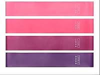 Vista 1 de WODFitters Juego de mini bandas – 5 bandas de resistencia para ejercicio – Bucles de ejercicio – Bandas flexibles de entrenamiento