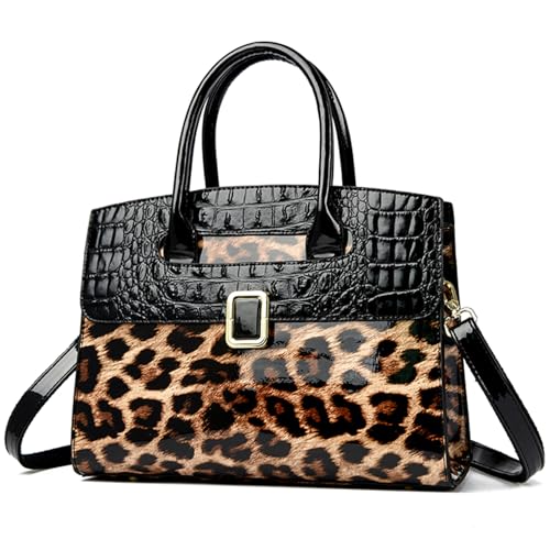 Eslcorri Women Top-Handle Tote Bags Fashion Satchel Handbag PU Leather Shoulder Hobo Purse Crossbody Pocketbook