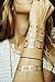 Flash Tattoos Josephine Authentic Metallic Temporary Jewelry Tattoos 4 Sheet Pack (Metallic Gold/silver) Includes over 33 premium waterproof chic classic tattoosE