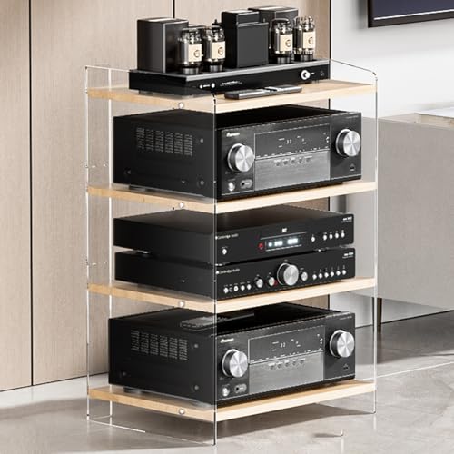 Support d'enceinte en acrylique robuste pour éliminer l'encombrement au sol