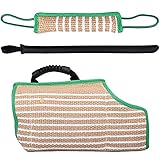 Dog Bite Training Set - Dog Bite Sleeve Training Protection Arm, Dog Bite Pillow Tug Toy, Dog Training Stick, Professional Training Equipment for K9, IPO, Schutzhund & Puppy Training