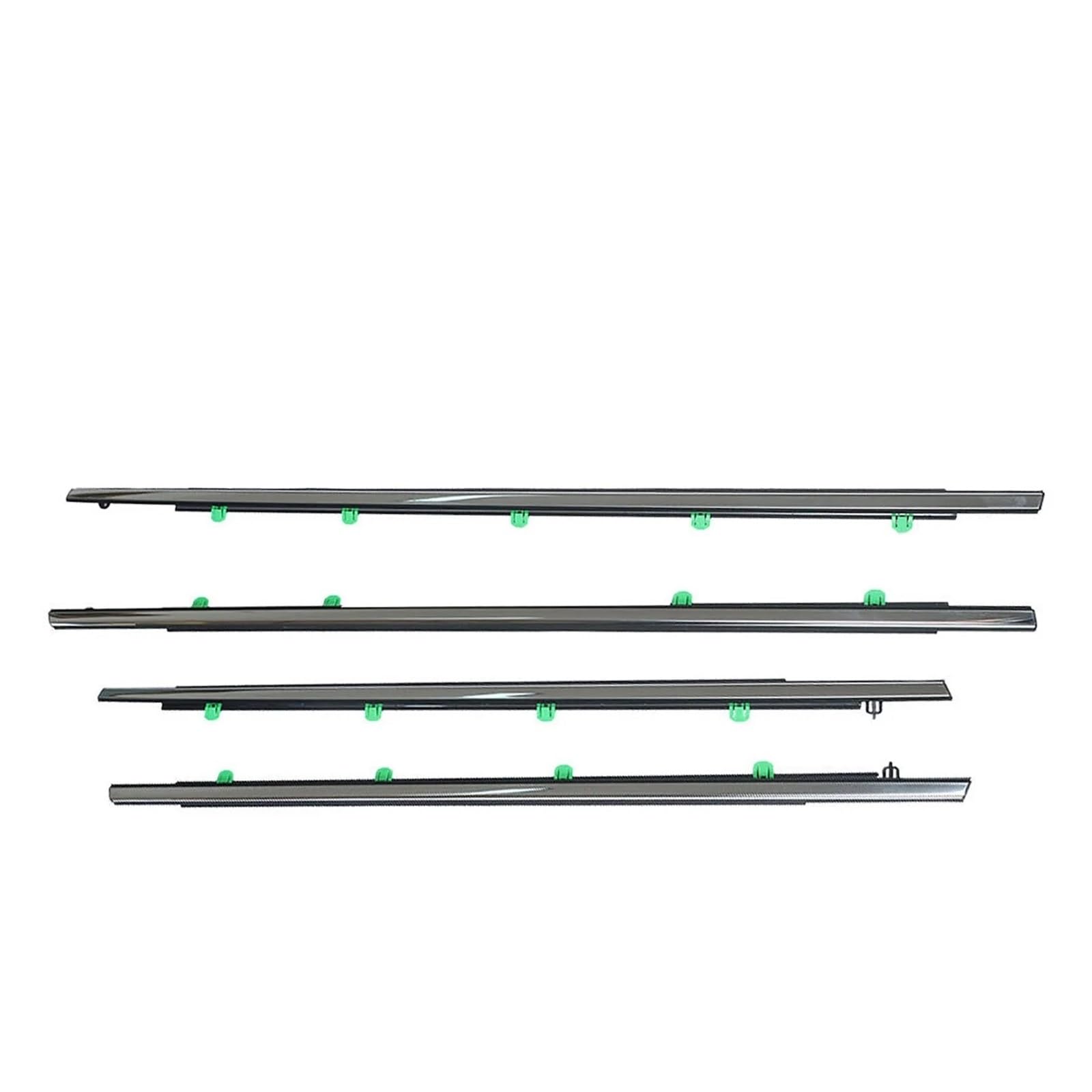 Watjcse For Honda Crv 12-16 4Pcs Car Window Weatherstrip Side Door Glass Window Sealing Strip Weather Strip Moulding Trim Compatible With Honda Crv 2007-2022