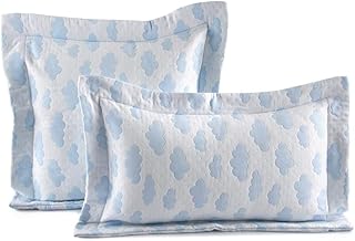 MI CASA Mi Housse de Coussin Clouds 45 x 45, Bleu, 45 x 45 cm