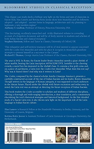 The Codex Fori Mussolini: a Latin Text of Italian