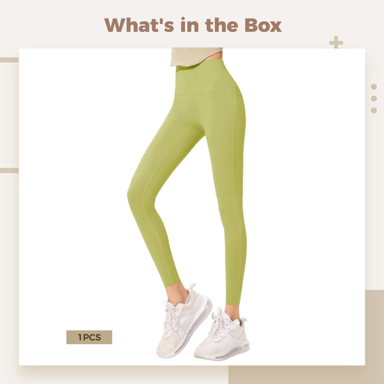 Legginsy do jogi z wysokim stanem dla kobiet, legginsy treningowe do jogi i wypoczynku, pasują do wzrostu 150 cm - 140 cm, 67-75 kg, zielone, ZIELONY, rozmiar uniwersalny