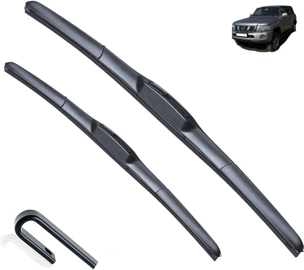 DZTYNKO Car Windscreen Wiper Blades Set for Suzuki Jimny MK3 1998-2018 18in+16in, Front Window Wipers for Clear Visibility, Replacement Wiper Blades