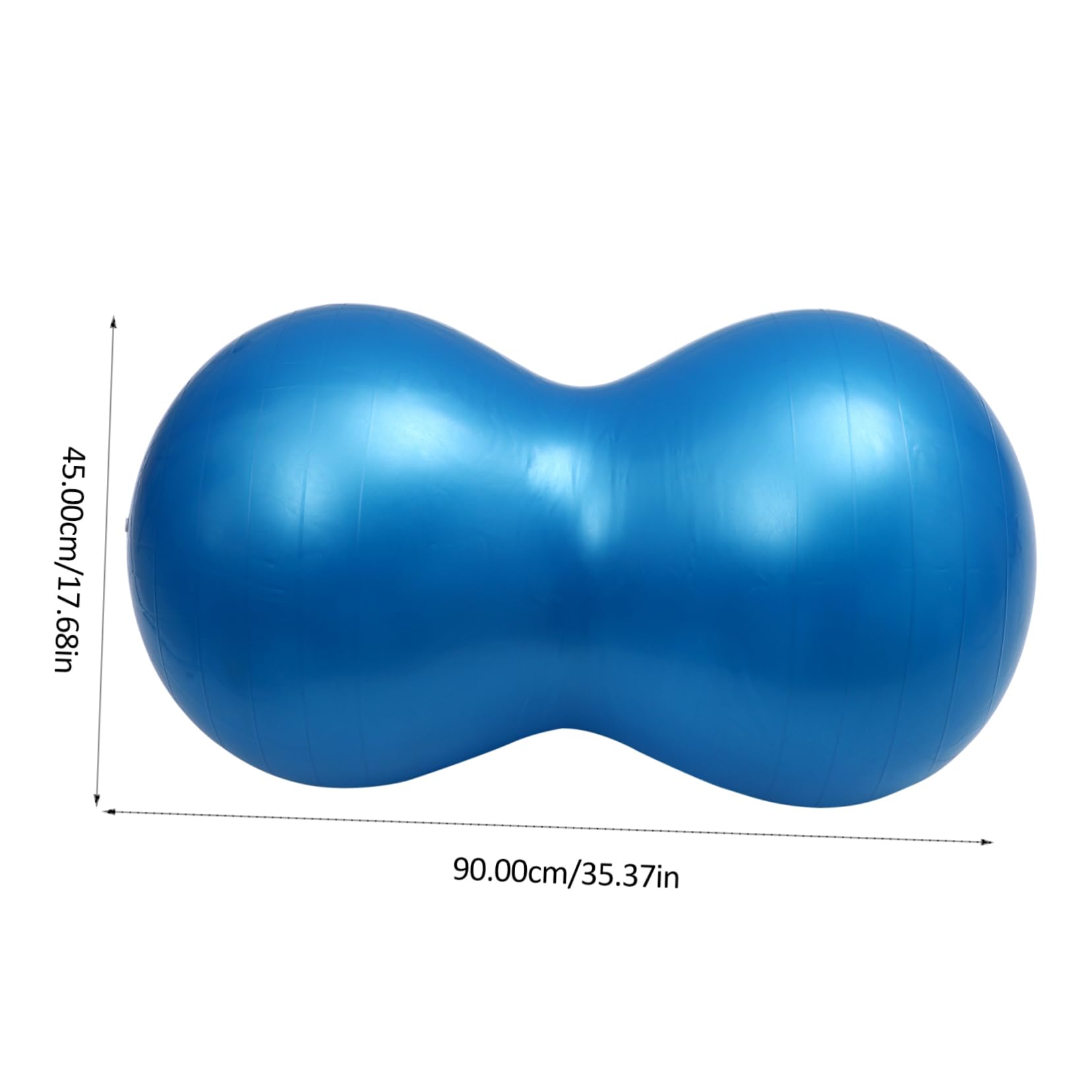 LAPYAPPE Peanut Shape Yoga Ball Thicken Workout Auxiliary Ball for Fitness Core Balance and Pregnancy