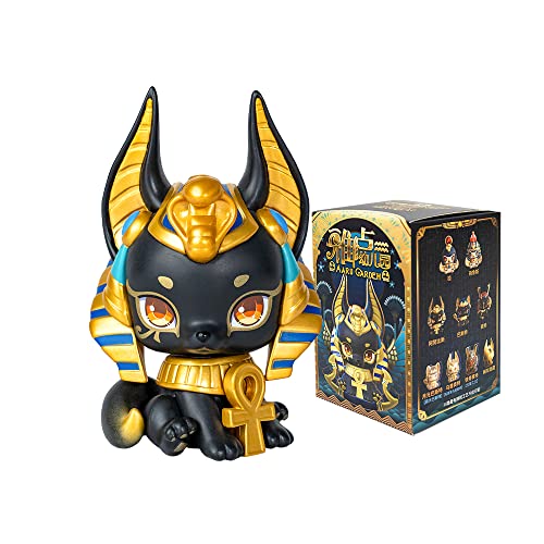 BEEMAI AARU Garden Ancient Egypt Mythology Series 1 6PC Random Design Cute Figures Desktop Ornament Collectible Toys Birthday Gifts (Whole Set)