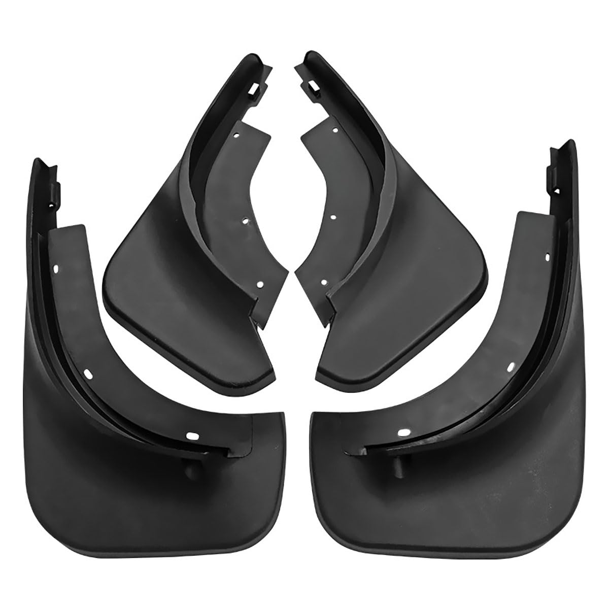 Paraspruzzi per Auto per Volkswagen Touareg 2005-2010, 4 Pezzi Antispruzzo Parafango Paraspruzzi Anteriori Posteriori Ruota Parafango