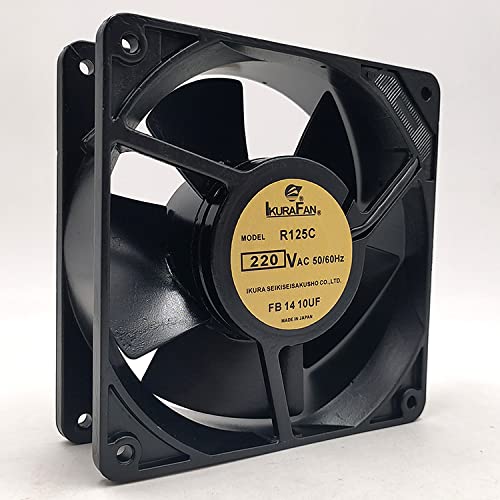 Type R125C 12038 220V 12cm Full Metal High Temperature Resistant Cabinet Fan