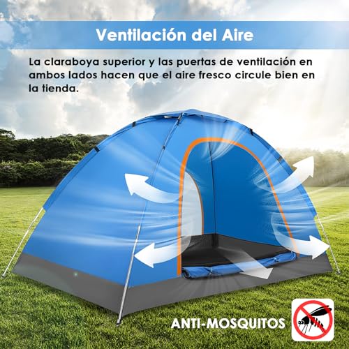 Campismo, Outdoors casa campaña 4 personas Marca Yostyle (3)