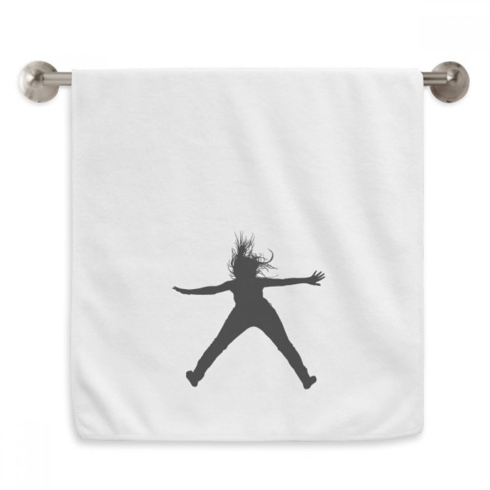 Serviette sport éducation physique blanche débarbouillette 13x29