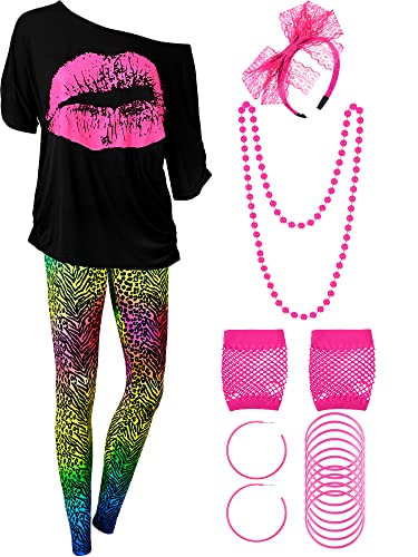 Blulu Juego de Disfraz de Mujeres de los Años , T-Shirt,